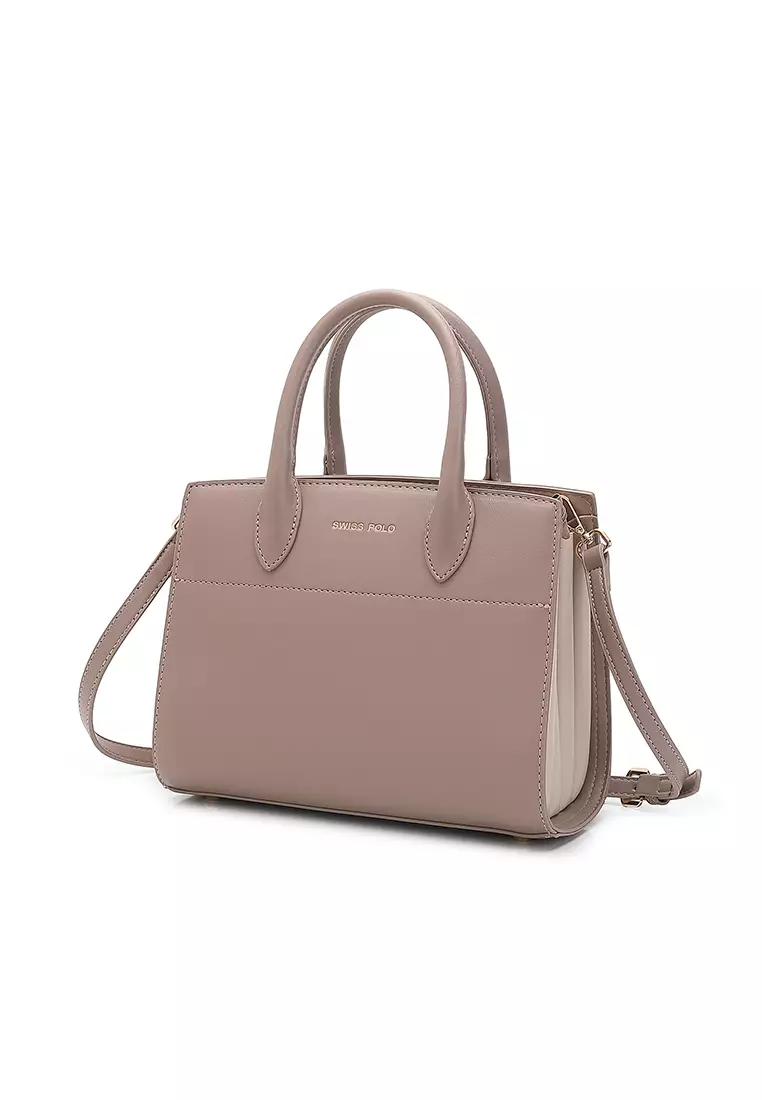 Women's Top Handle Bag / Sling Bag / Crossbody Bag - Old Rose