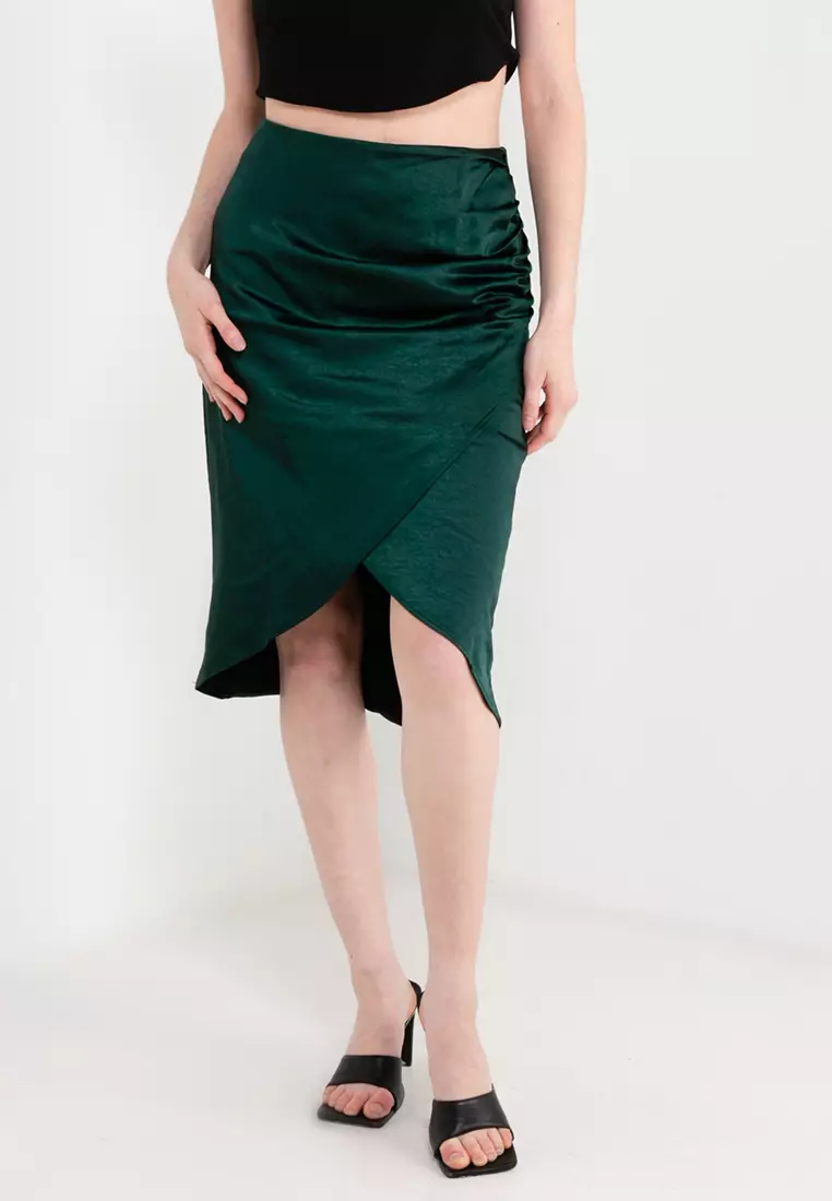 Ruby High Waist Ruched Skirt