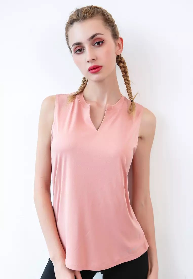Women's sleeveless deals sports tops