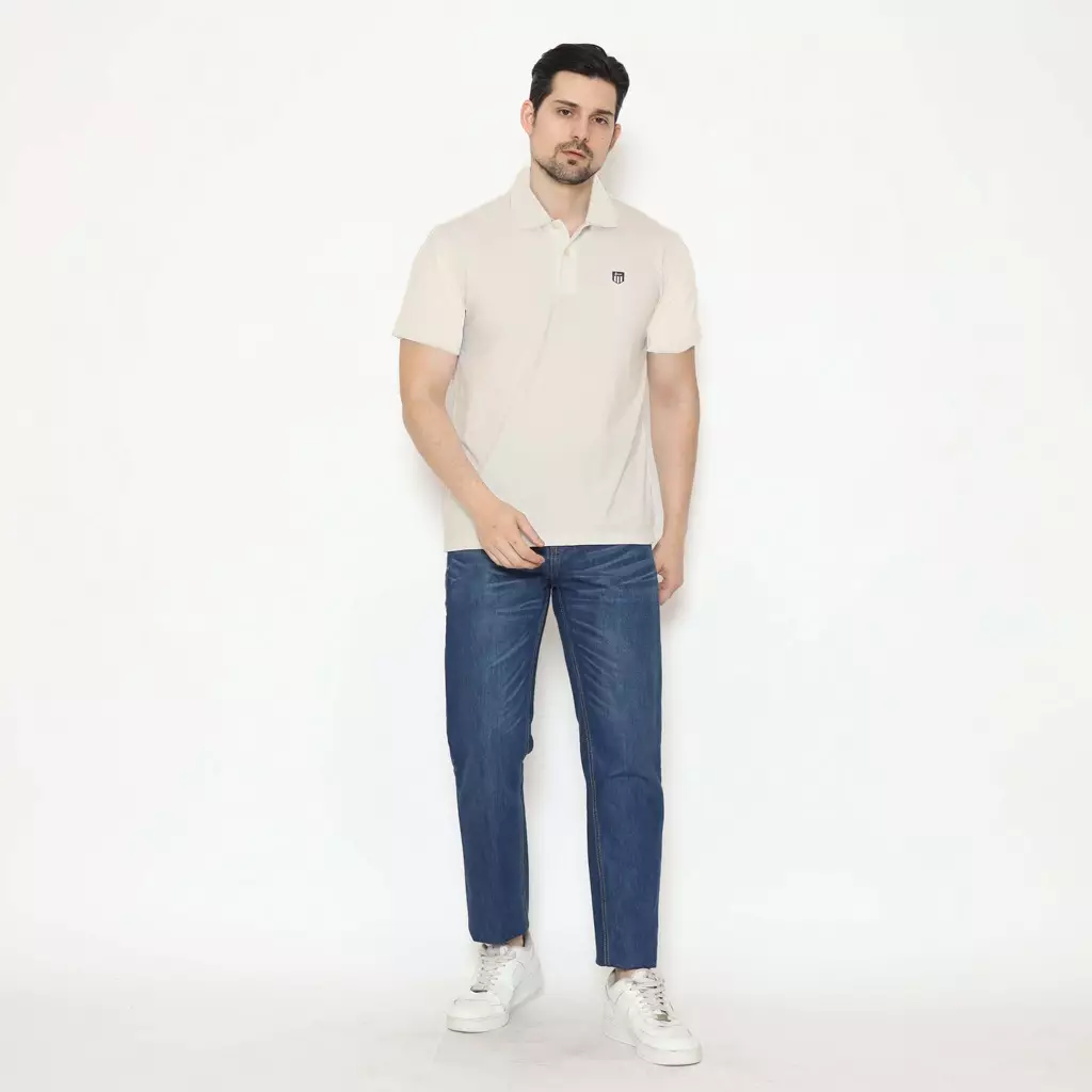 Hammer Men Fashion Polo F1PI039K1 | Kaos Polo Lengan Pendek Kuning