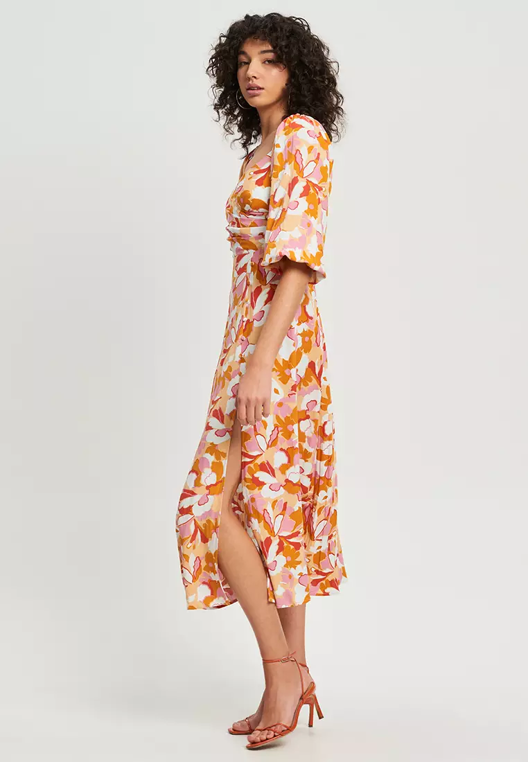 Whistles daisy sales chain wrap dress