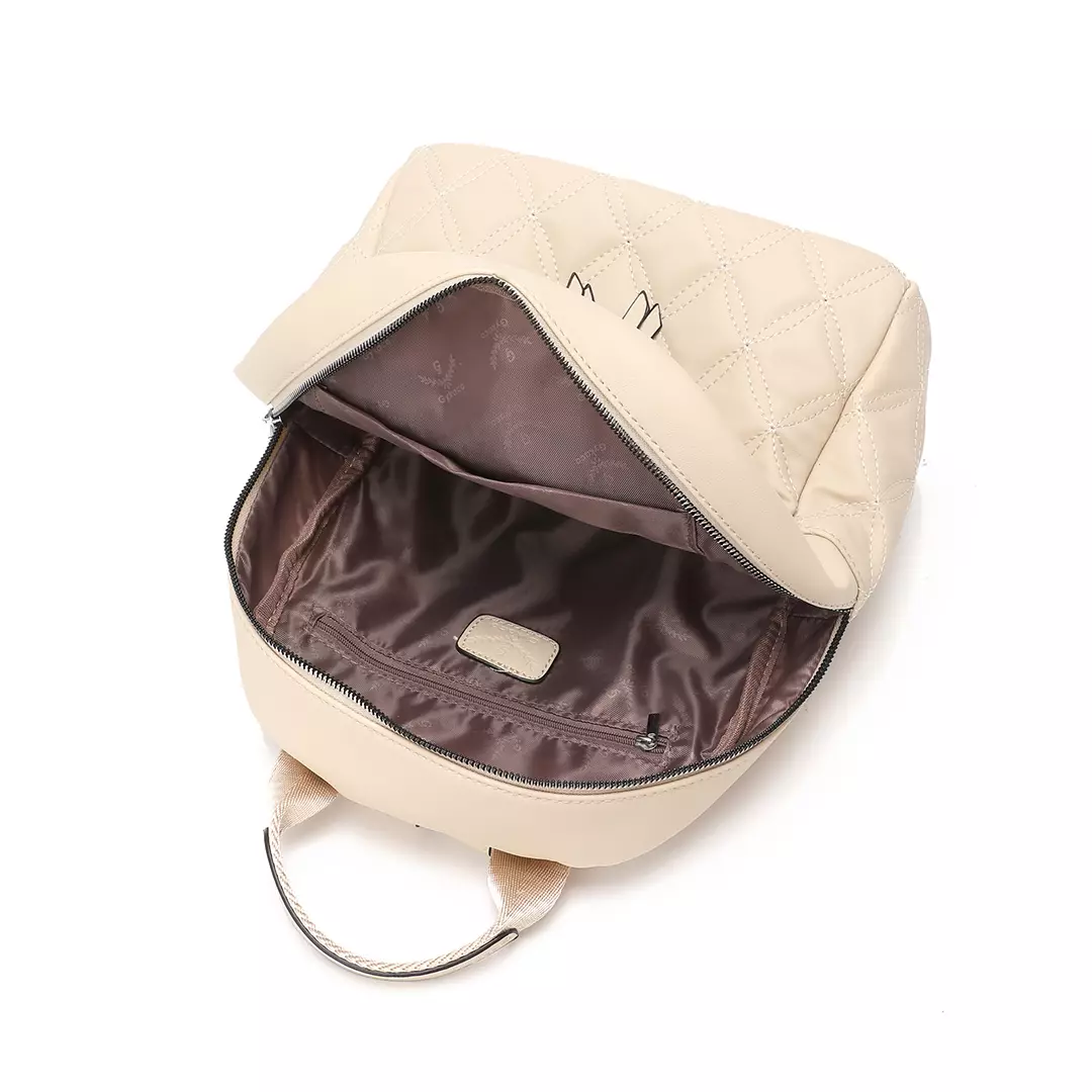 GYKACO MISHA Beige - Tas Ransel Wanita - Fashion Backpack (IMPORT)