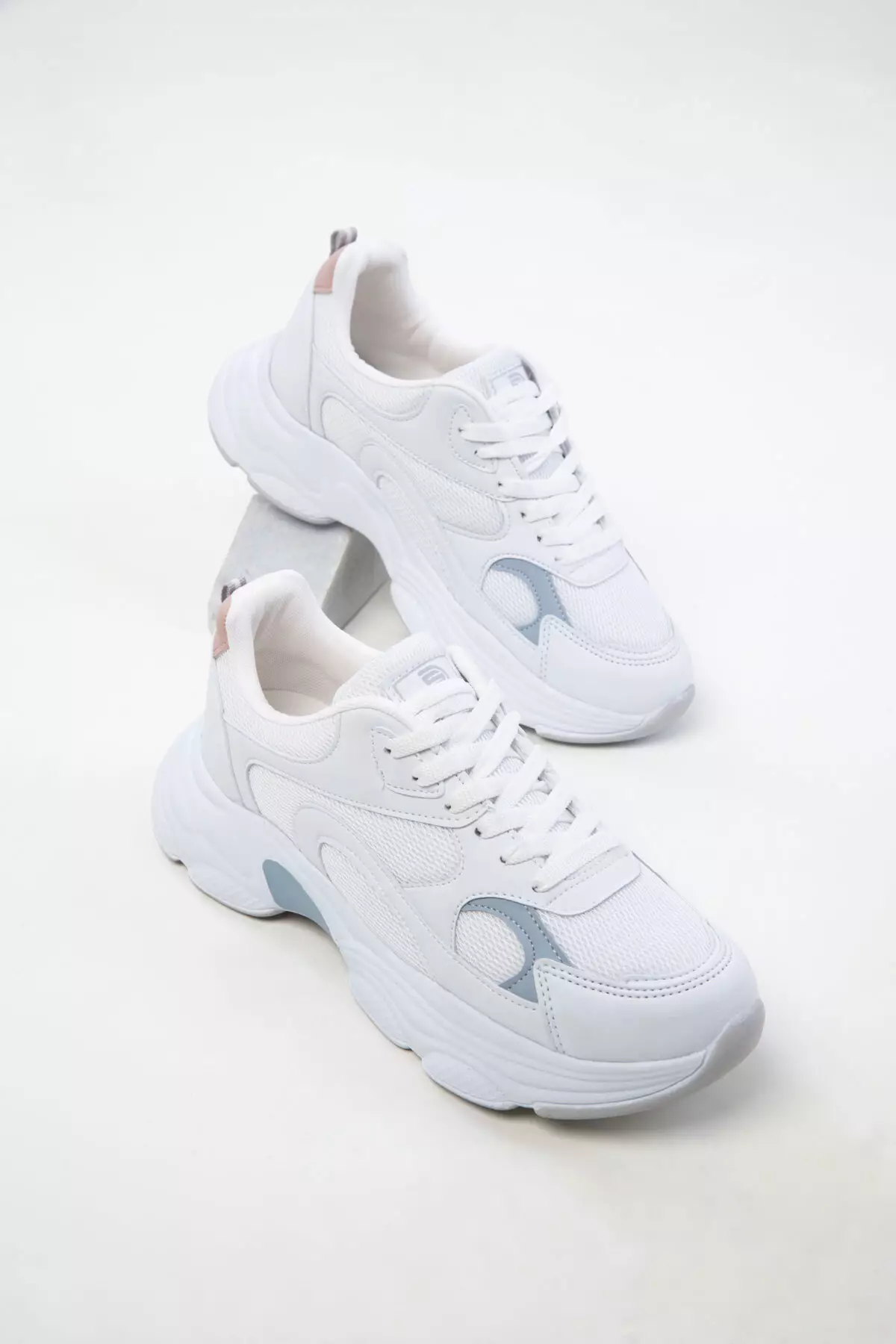 White-Blue-Powder Women's Sneaker 20566