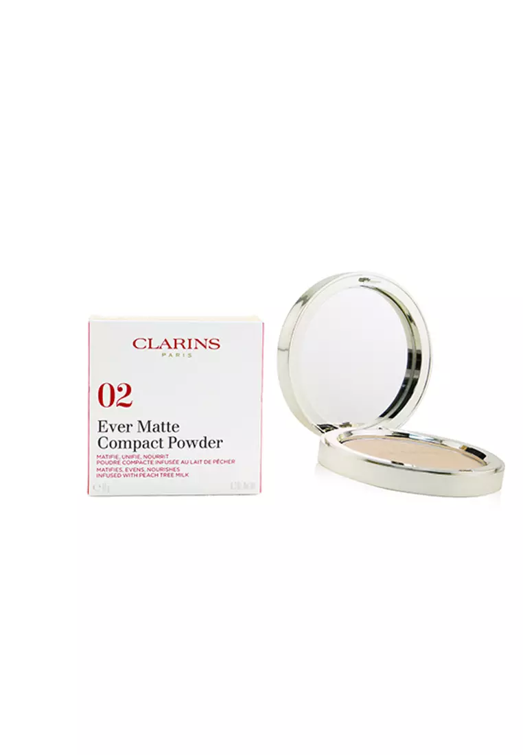 Clarins - Ever Matte Compact Powder - # 02 Light 10g/0.3oz