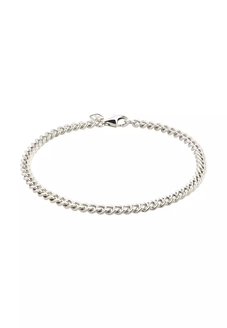 EXCLUSIVE Gelang Perhiasan Perak 925 Pria Big Curb Chain