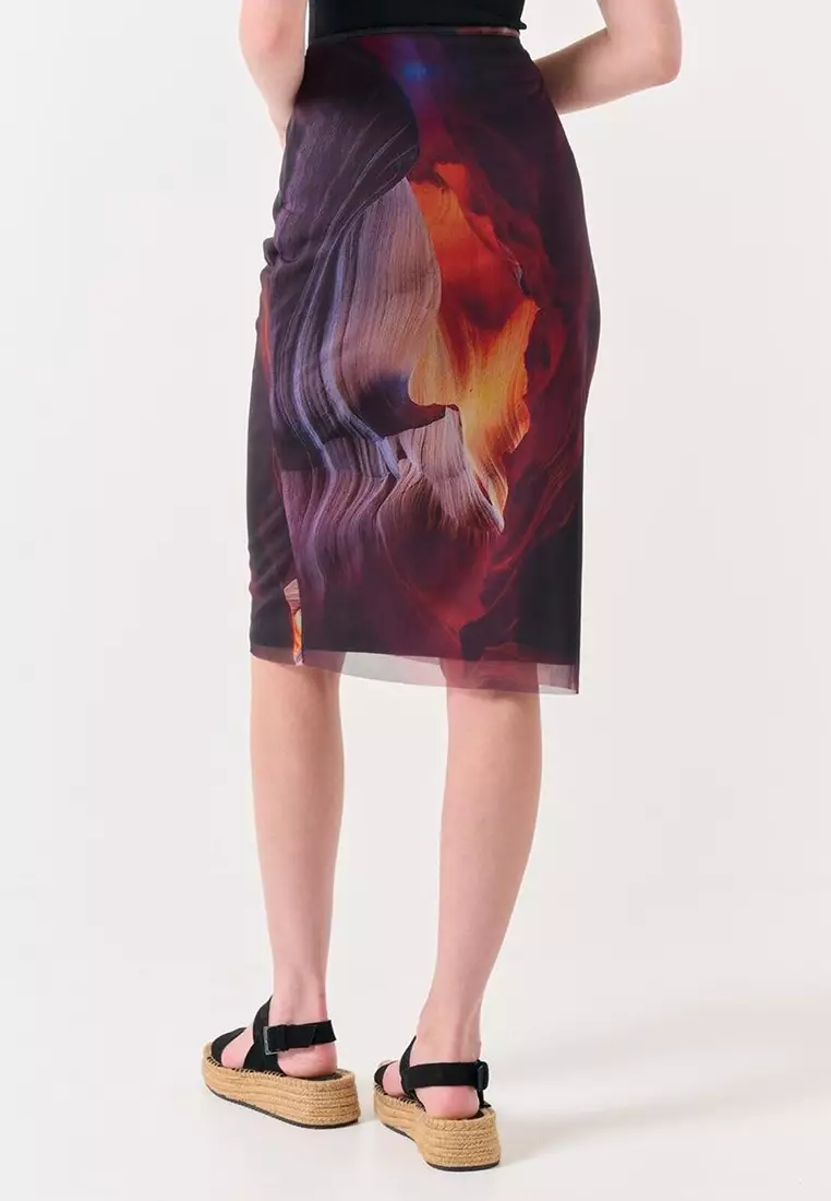 High waisted midi skirt clearance 20