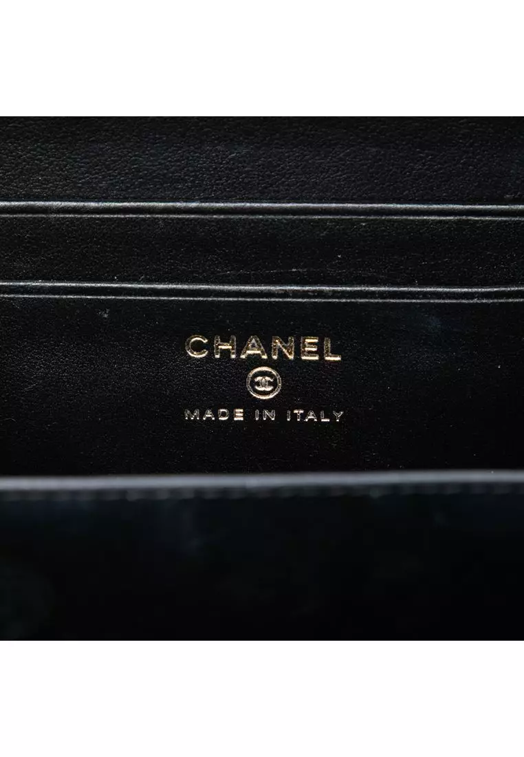 Pre-Loved Chanel Mini Caviar Cc Filigree Crossbody