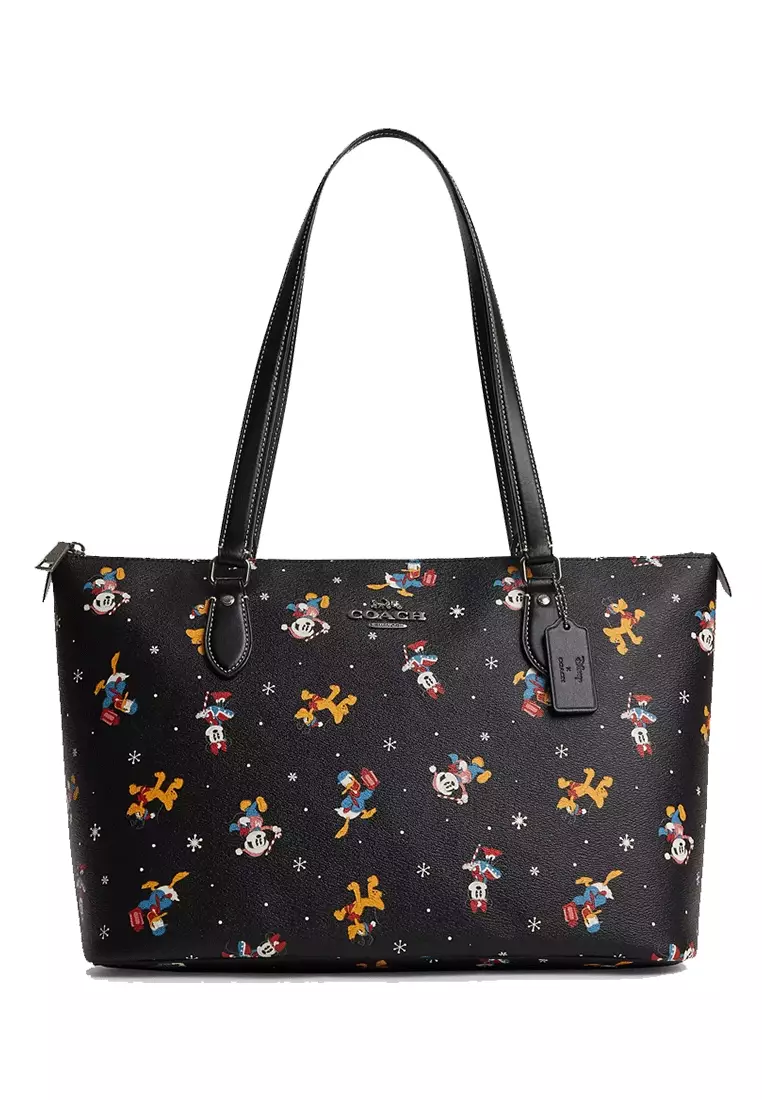 Buy COACH COACH X Disney Gallery Tote With Holiday Print 2024