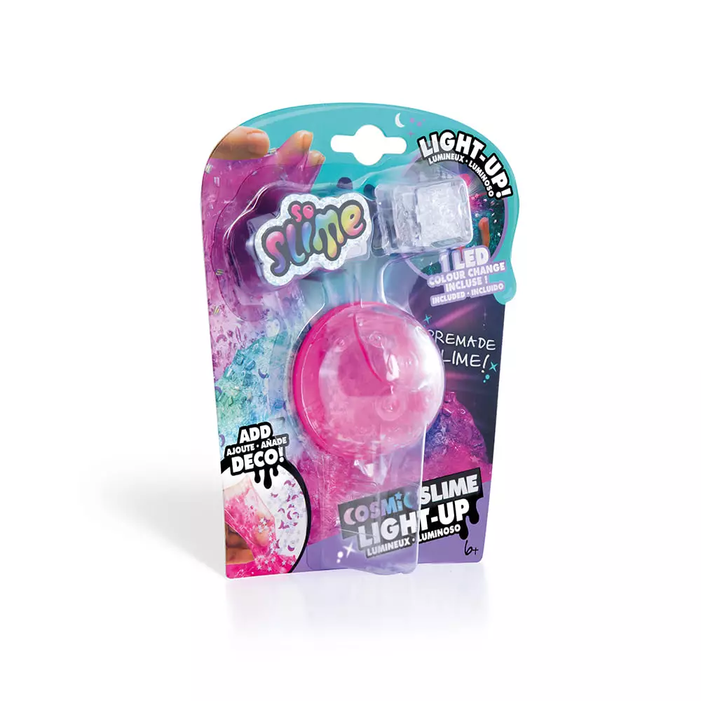 Slime Cosmique Canal Toys - Pack De 3 - LED Incluse - Loisir Créatif Enfant 6 Ans