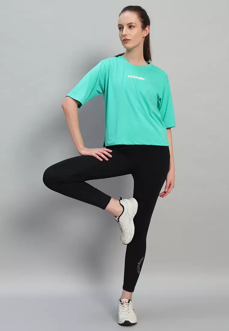 Kaos Hijau Katun Kebesaran Wanita