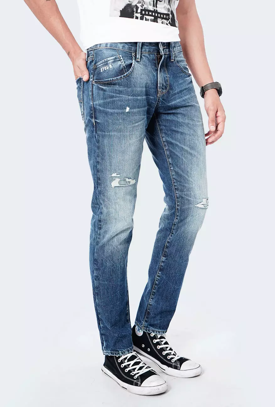 Celana Jeans Pria Slimfit I5