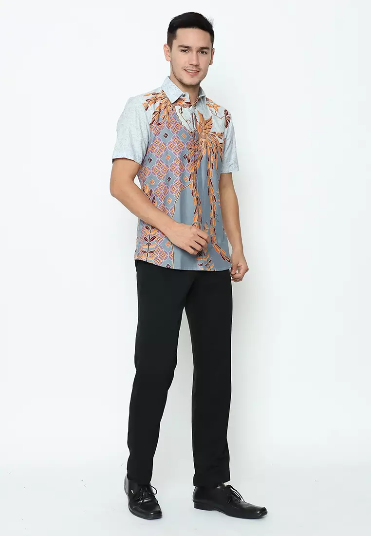 HENRY HONEY HEM PENDEK AKSA BATIK