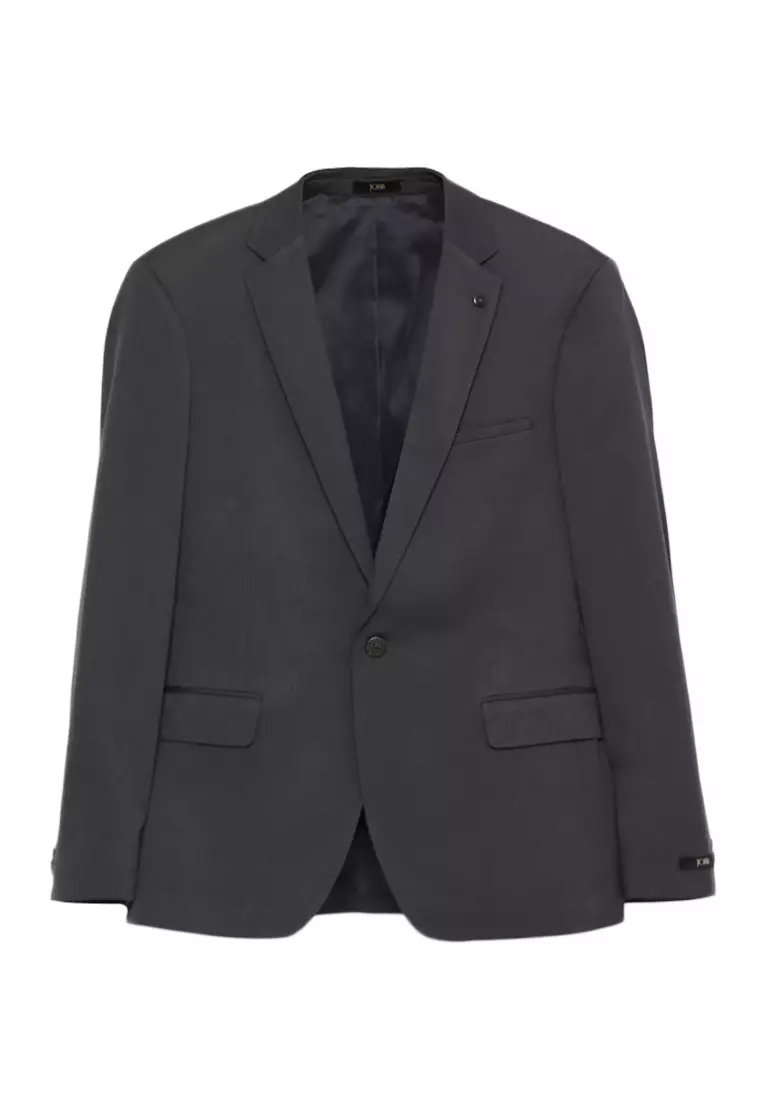 Jobb Bellmore-T1 Jas Pria Slim Fit Dark Grey