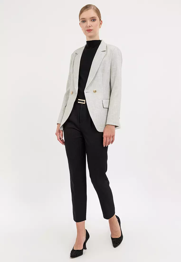 Tailored Double Breasted Blazer