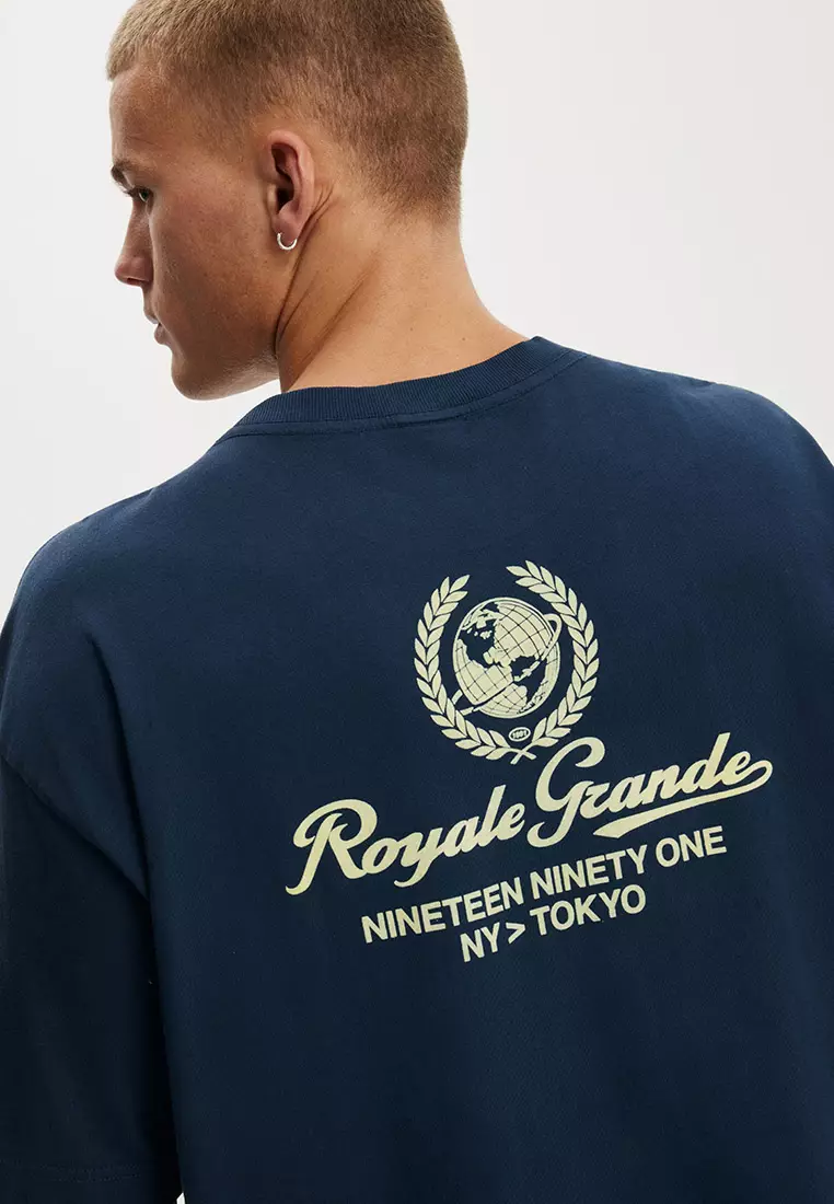 Box Fit Text T-Shirt