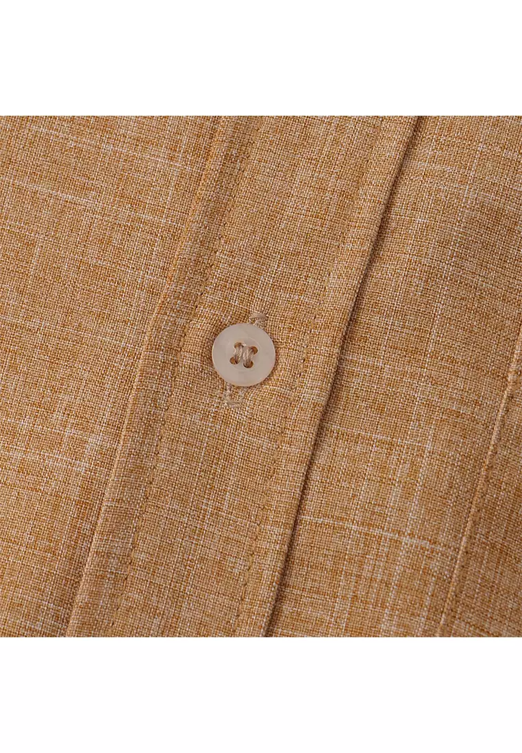Cotton Linen Solid Color Shirt YL-C85