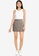 Heather brown Causal Mini Skirt FCDC8AAA168460GS_4