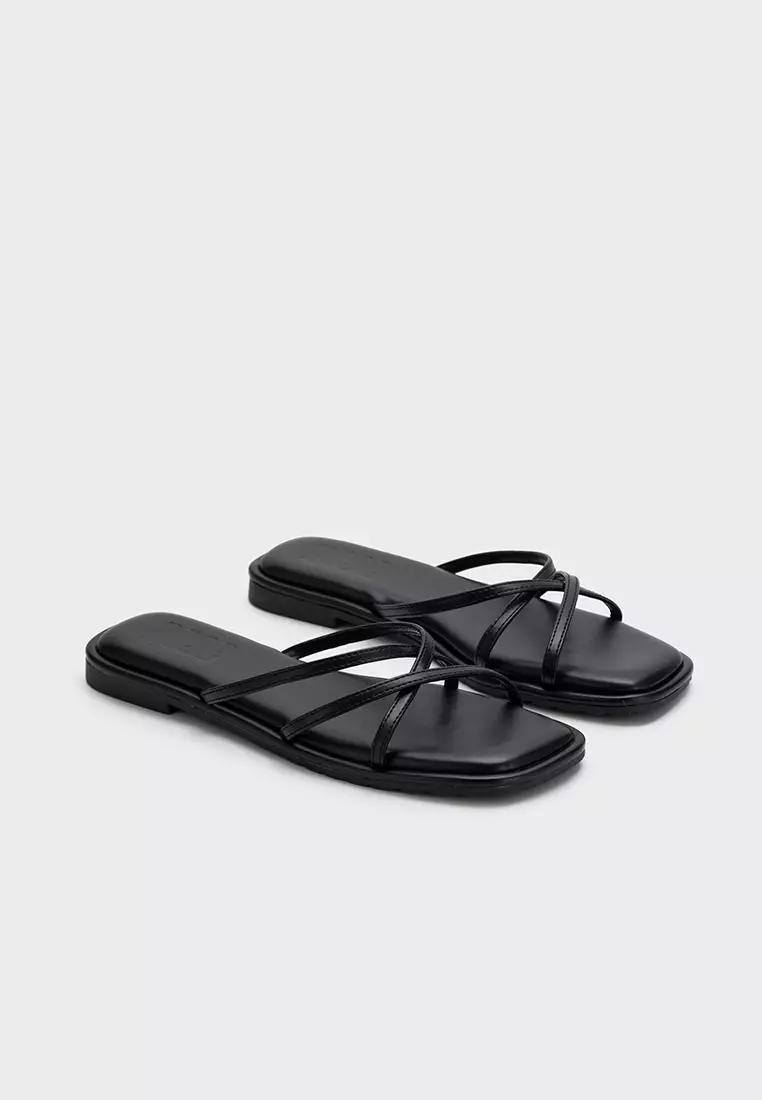 STRAPPY COMFORT FLAT SLIDE