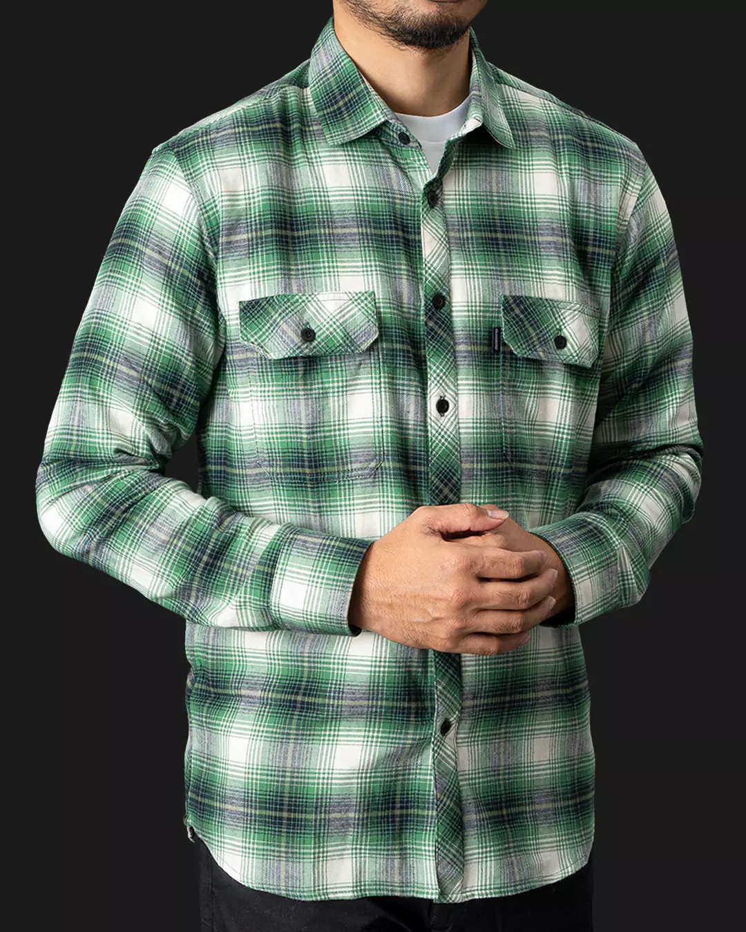 Kemeja Flanel Unisex Panjang Moscato