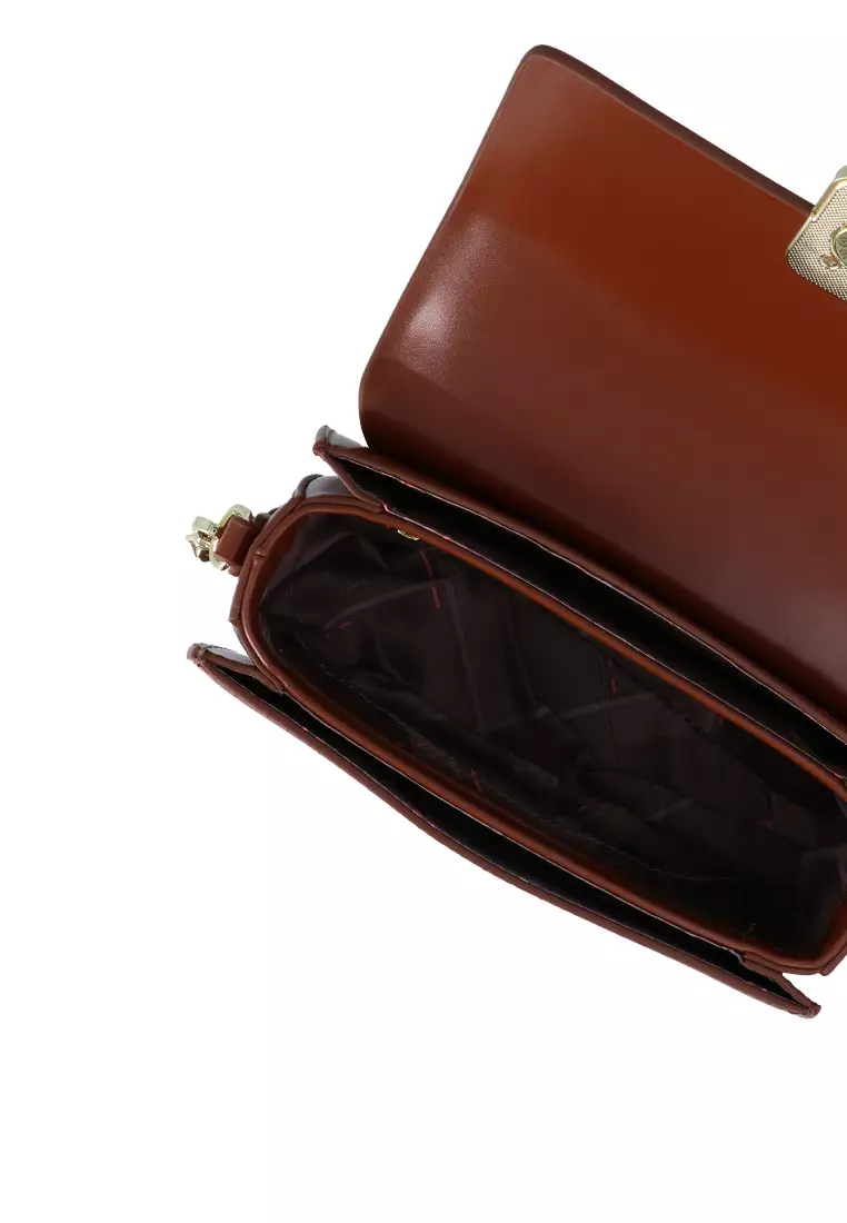 The Harper 2-Way Shoulder Bag - Medium Brown