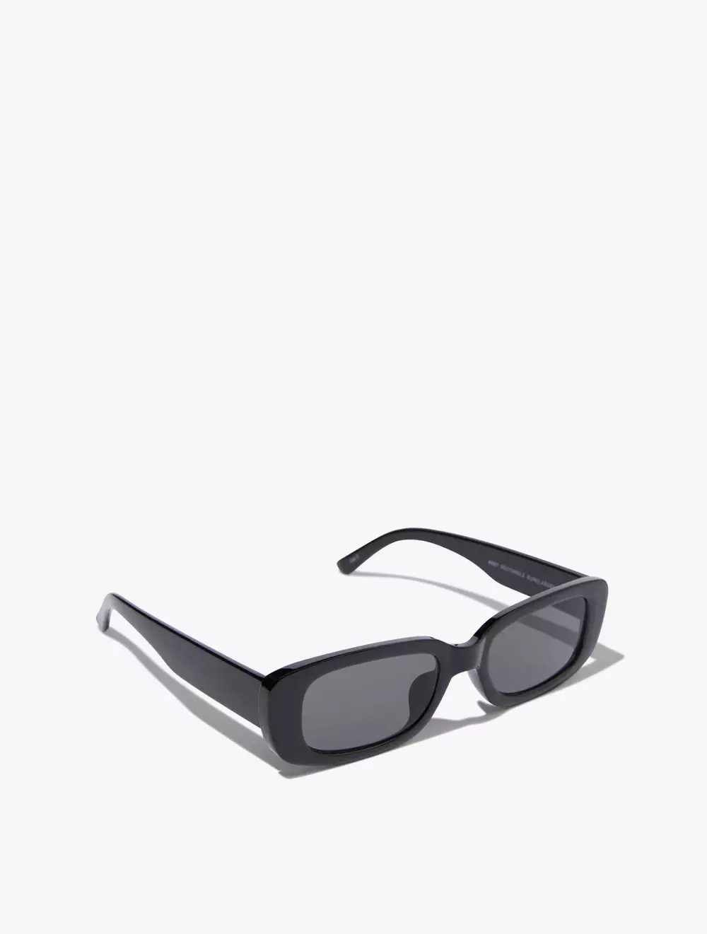 Rubi -  Aksesoris Wanita  - Abby Rectangle Sunglasses - Black