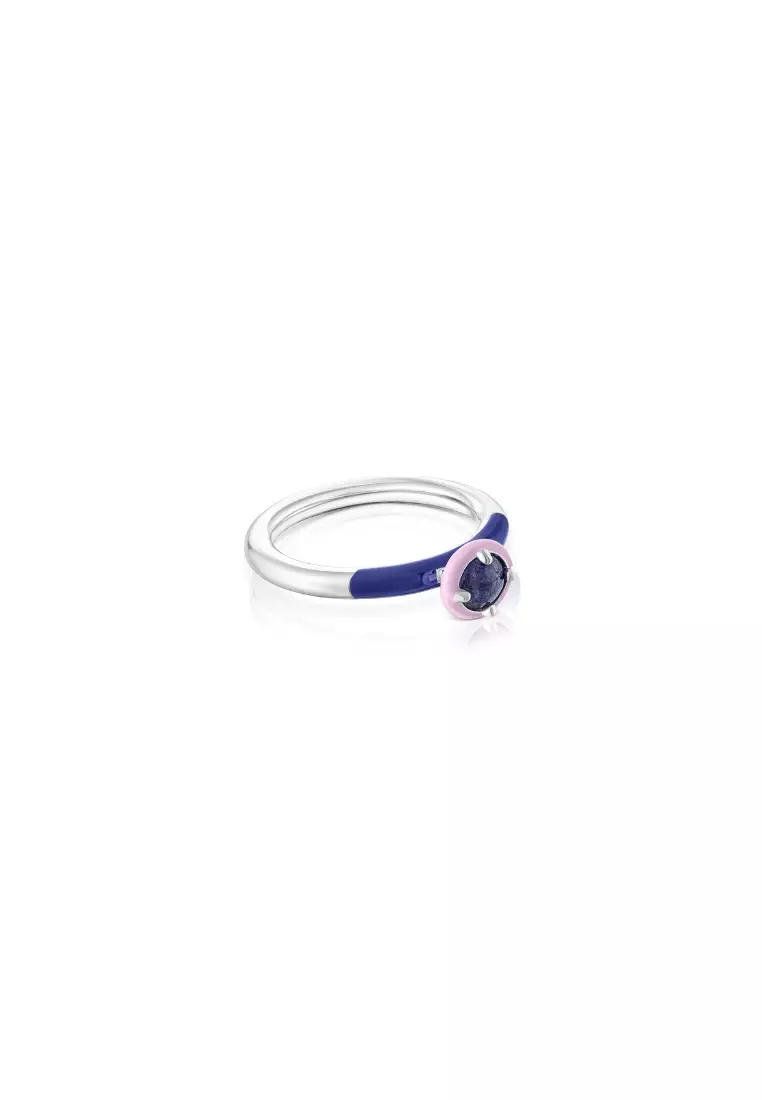 Tous TOUS Vibrant Colors Silver Ring with Sodalite and Enamel 2024 | Buy  Tous Online | ZALORA Hong Kong