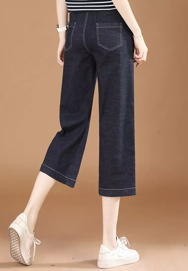 Girls wide leg on sale jeans