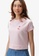 JUST G pink Teens Pink Slushy Cropped Shirt D9E3CAA1DDD580GS_2