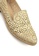 Betts beige Valentine Perforated Slip-On Shoes 76F0FSH9304A82GS_3
