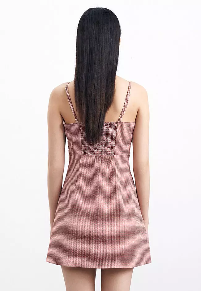 Cami clearance plaid dress