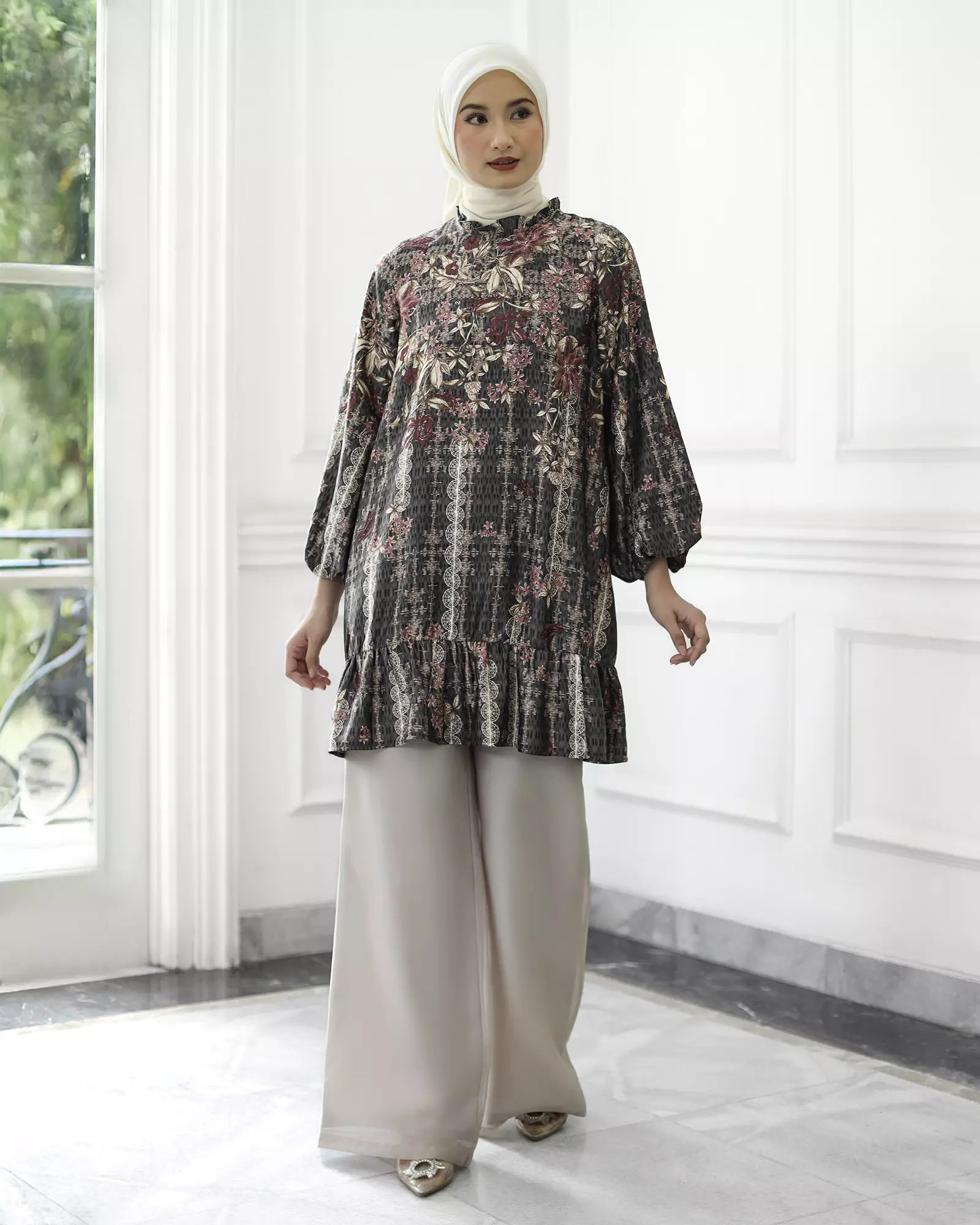 Geulis.id THALIYA TUNIC - Stone