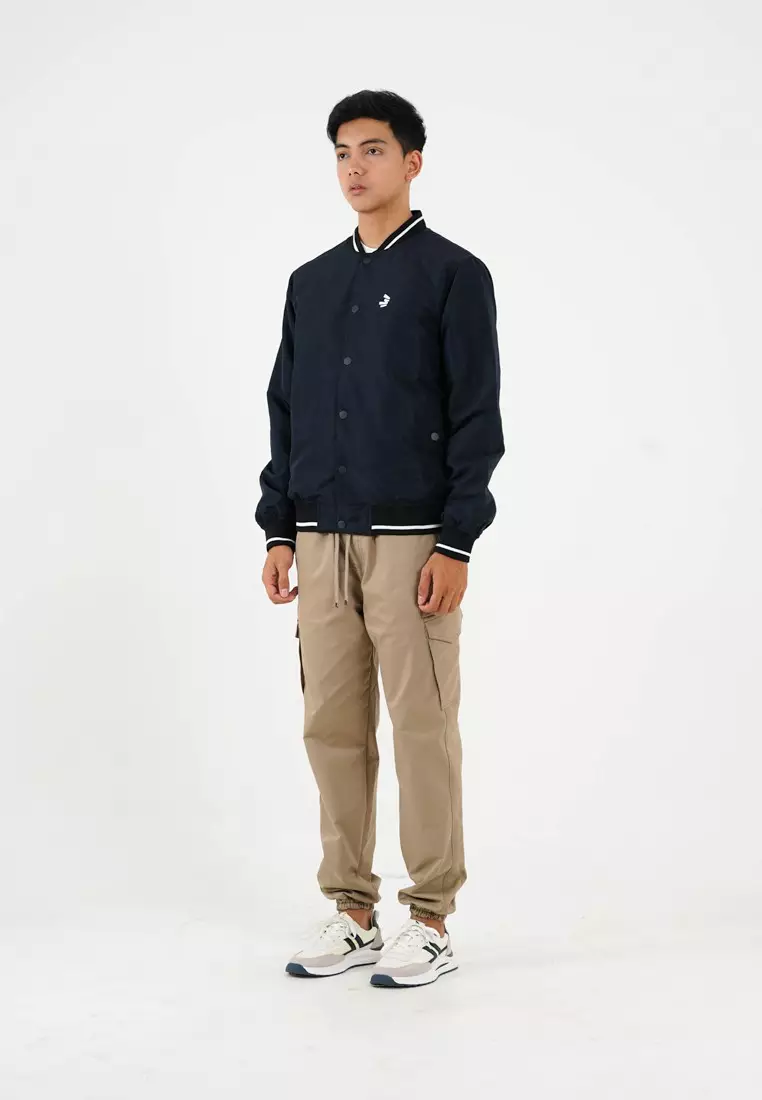 3Second Men's Bomber Jacket Regular Fit Taslan Vega C061124