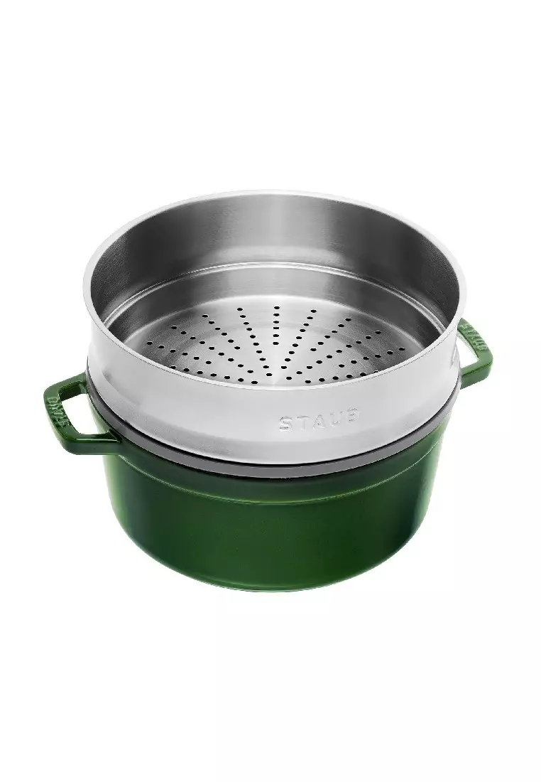 Staub Chistera Braiser Round 28 Basilic