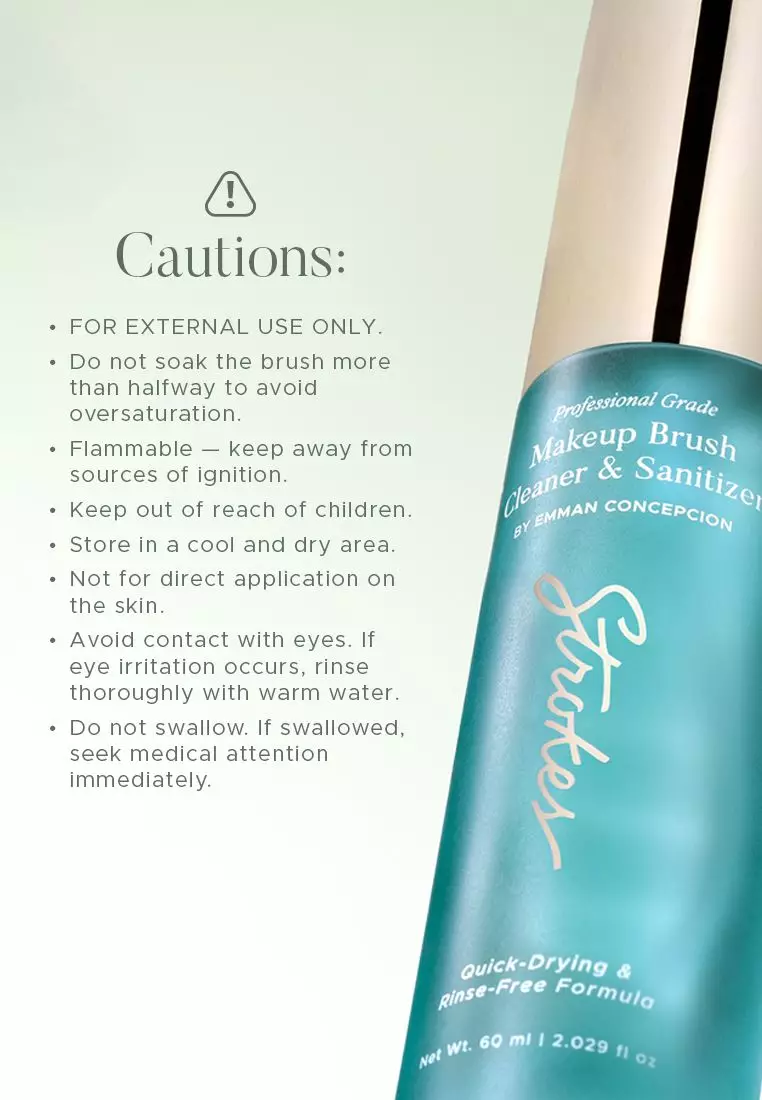 Makeup Brush Cleaner & Sanitizer By Emman C. - 60 ml 