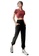 YG Fitness multi (3PCS) Quick-Drying Running Fitness Yoga Dance Suit (Tops+Bra+Bottoms) DBBE9USF1423AFGS_1