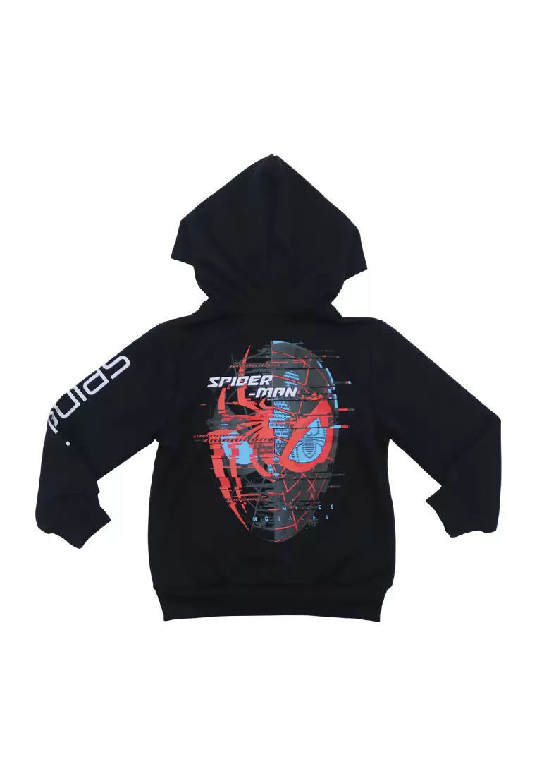 Boys Licensed Graphic Hooded Jacket "Spidey Glitch"