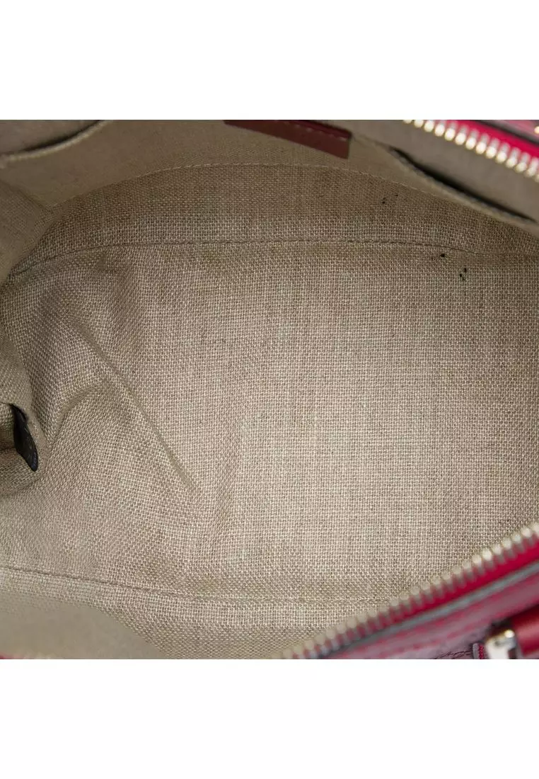 Pre-Loved Gucci Mini Microguccissima Dome Satchel