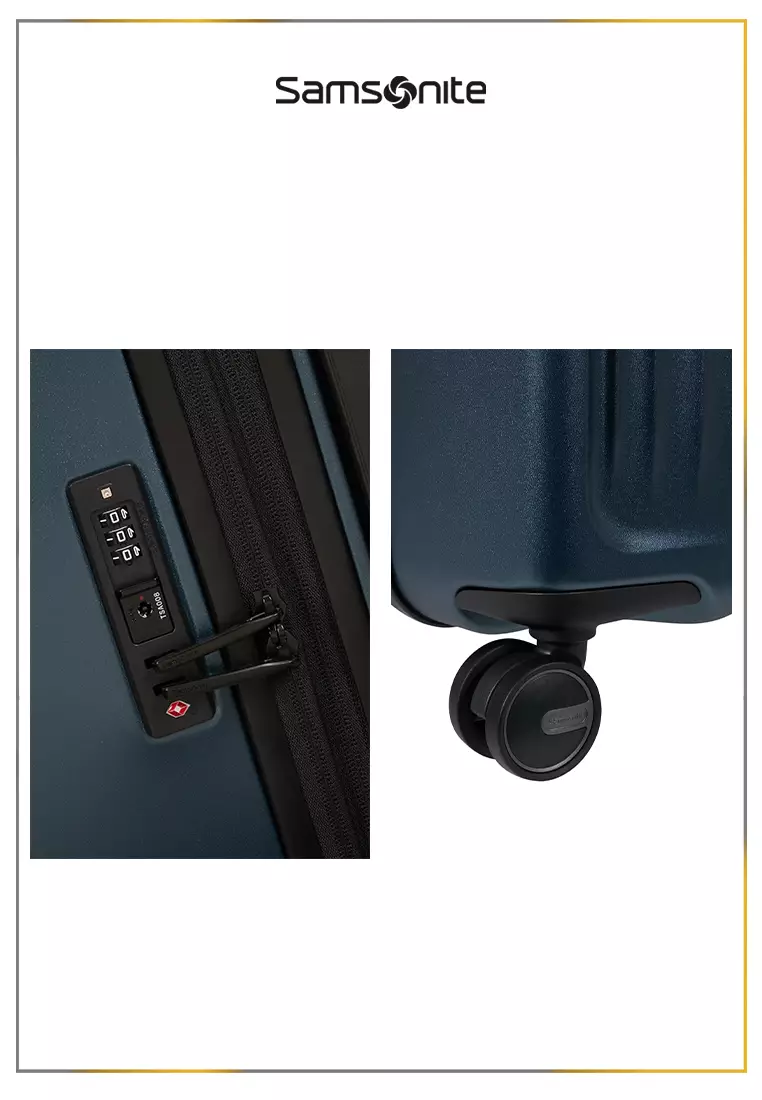 Samsonite Koper Hardcase Fyrm Spinner Medium 24 Inch EXP - Steel Blue