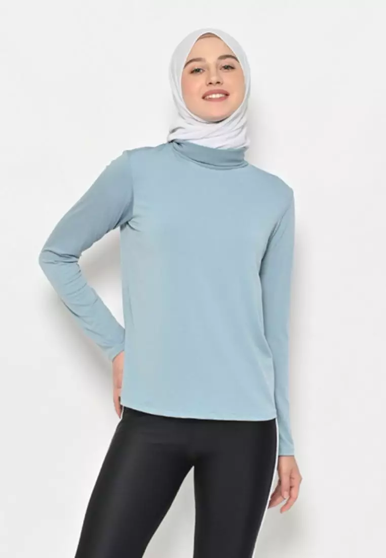 Mina Manset Sport Dusty Blue - Pakaian Olahraga