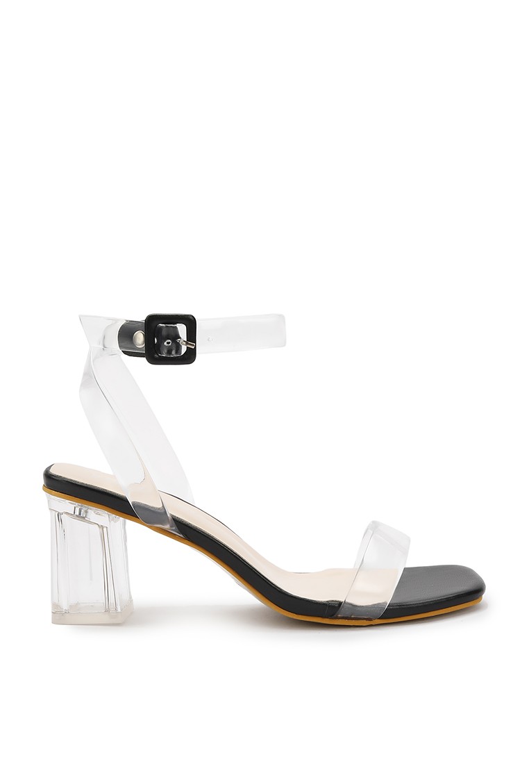 Florry Open Toe Ankle Strap Heels