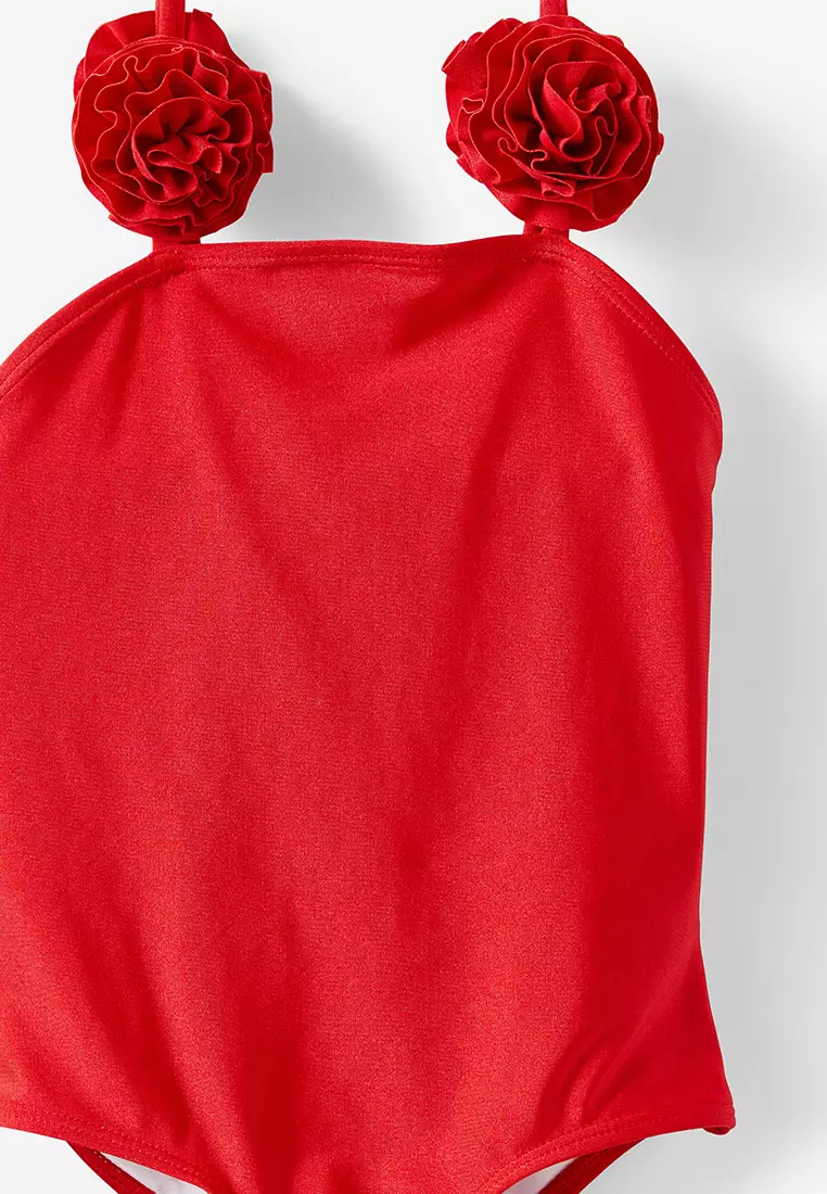 Rose 連身泳衣