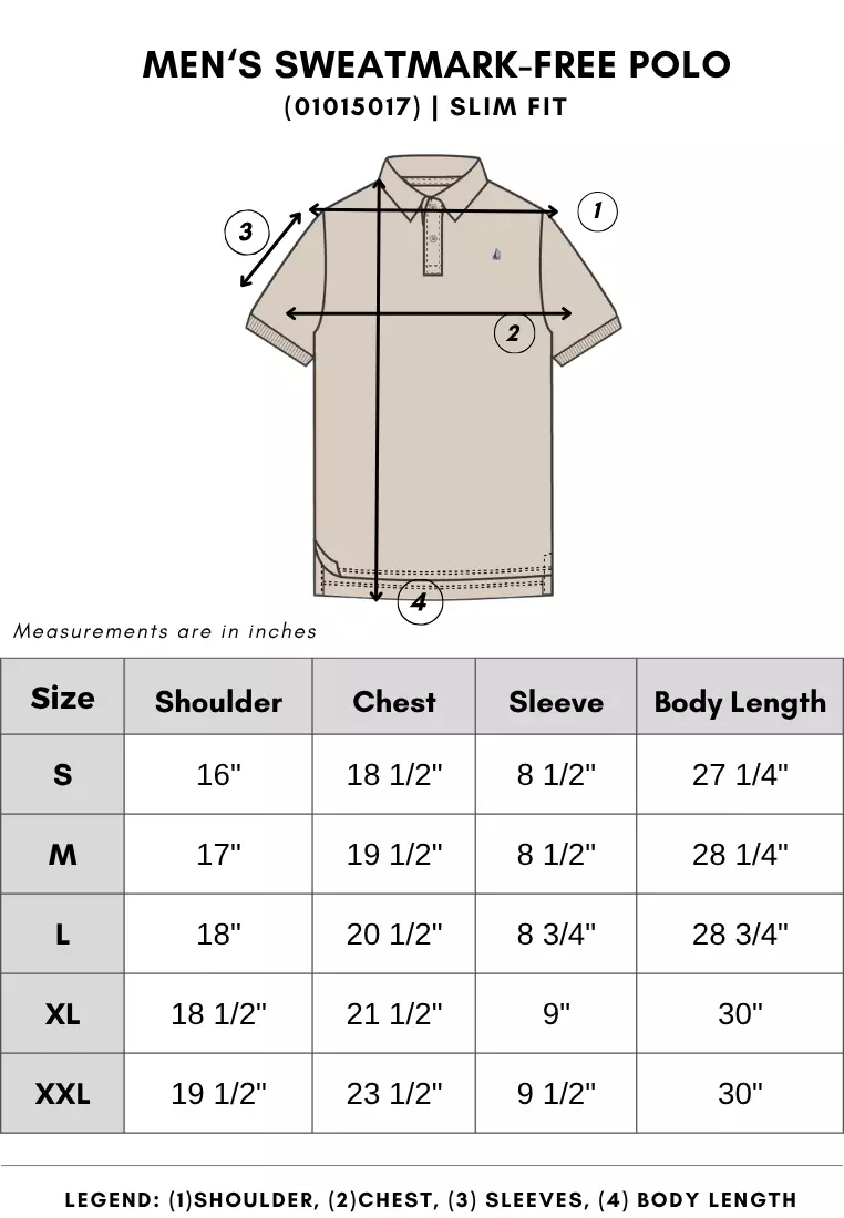 Men's Sweatmark-Free Polo