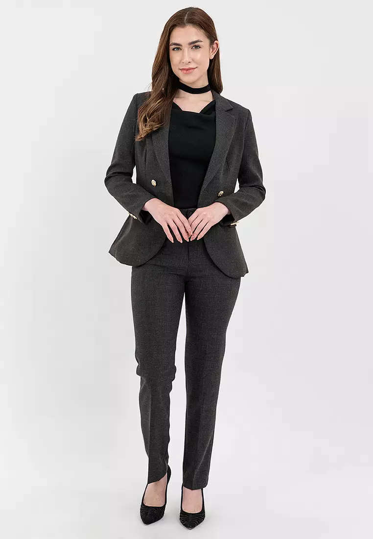 Tailored Double Breasted Suit with Pants