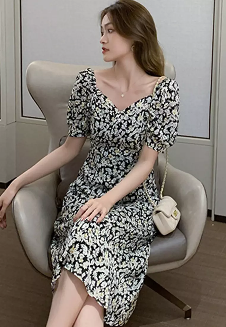 Chiffon one piece discount dress
