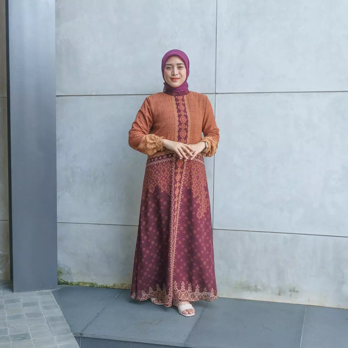 EPC Gamis Kinaya - Maroon - Imprint Collection