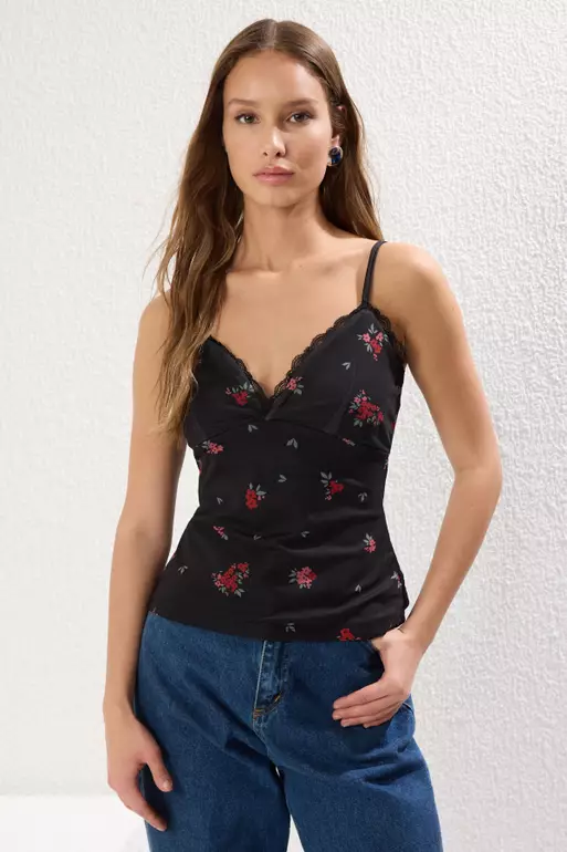 Tulle Fitted Blouse