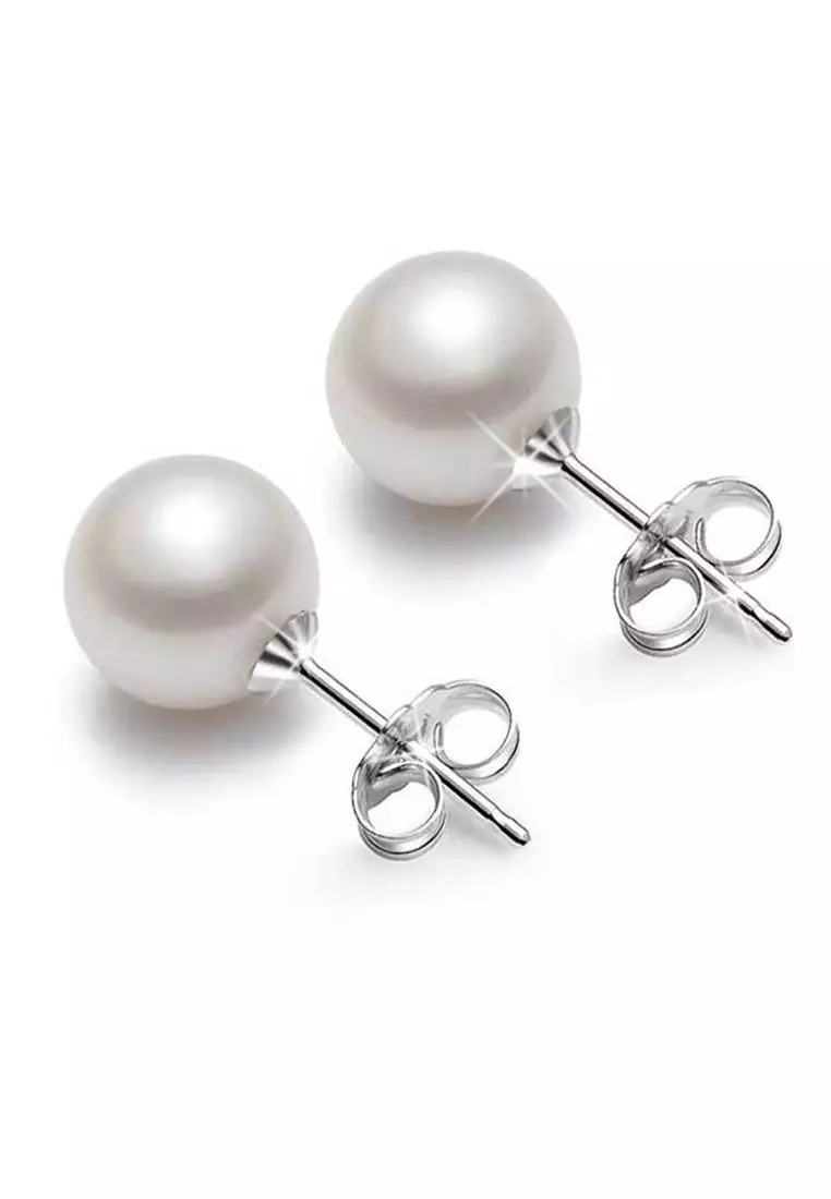 Real discount pearl studs