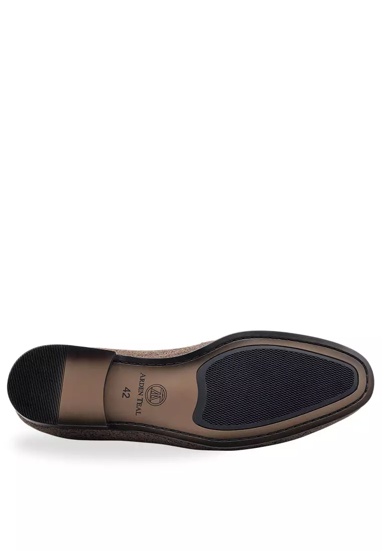 Rafael Mahagony Tassel Belgian Loafer
