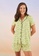 LC WAIKIKI green Shirt Collar Viscose Pajamas Set 0DCC5AA234E814GS_2