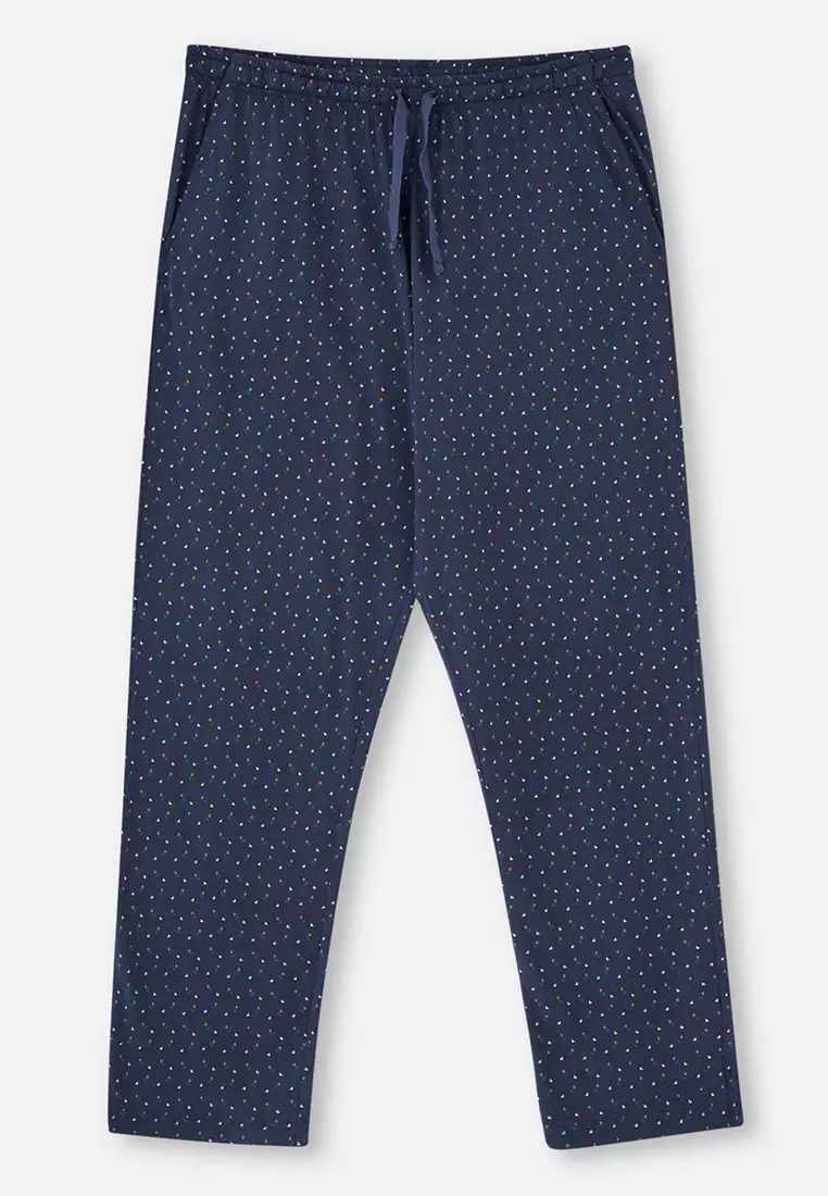 Buy DAGİ Navy Shirt Trousers Knitwear Set, Micro Print, Shirt